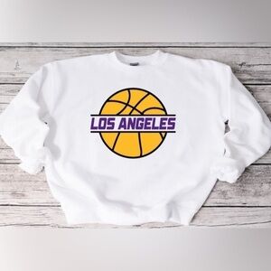 Los Angeles Lakers Basketball Crewneck